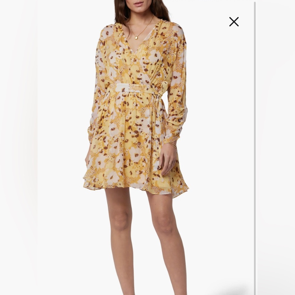 Joie Clara Floral Long Sleeve Silk Minidress [BNWT]